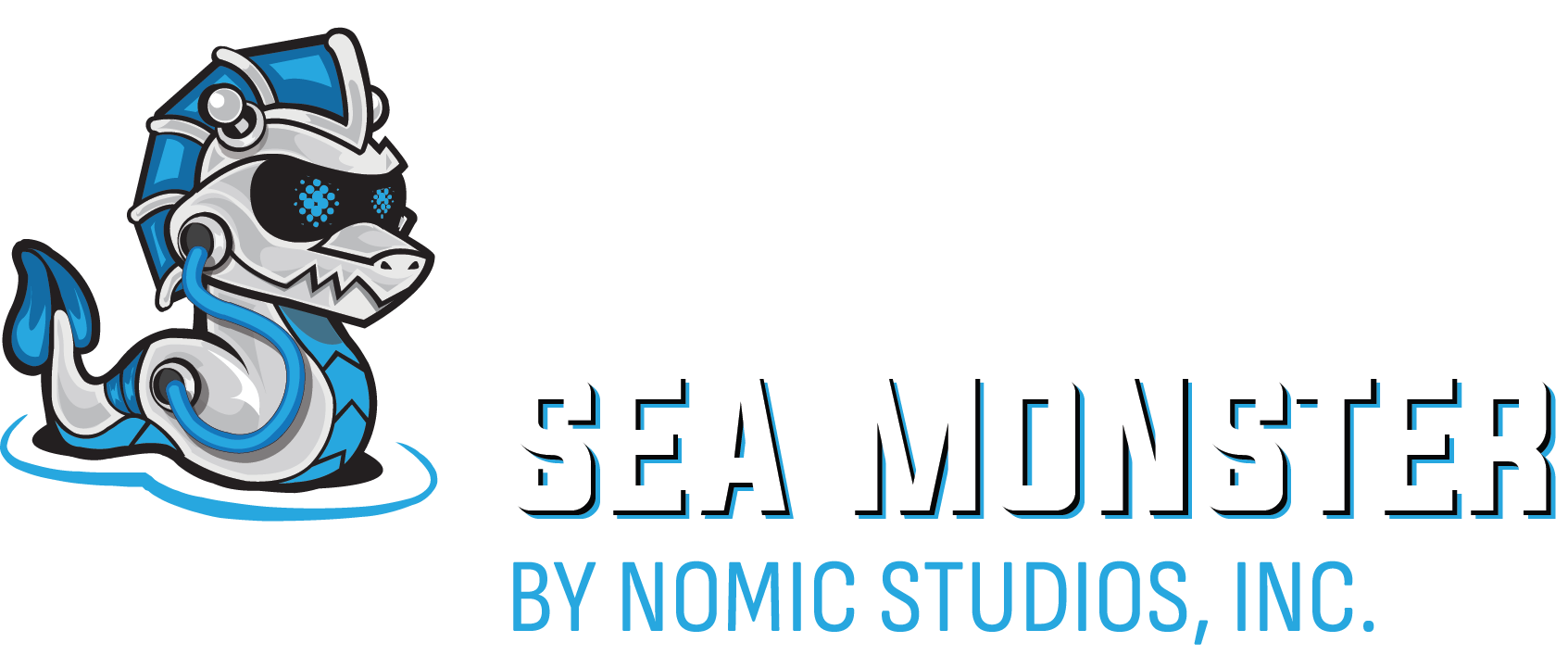 Robot Sea Monster logo